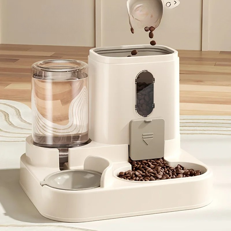 2-in-1 Pet Feeder & Water Dispenser