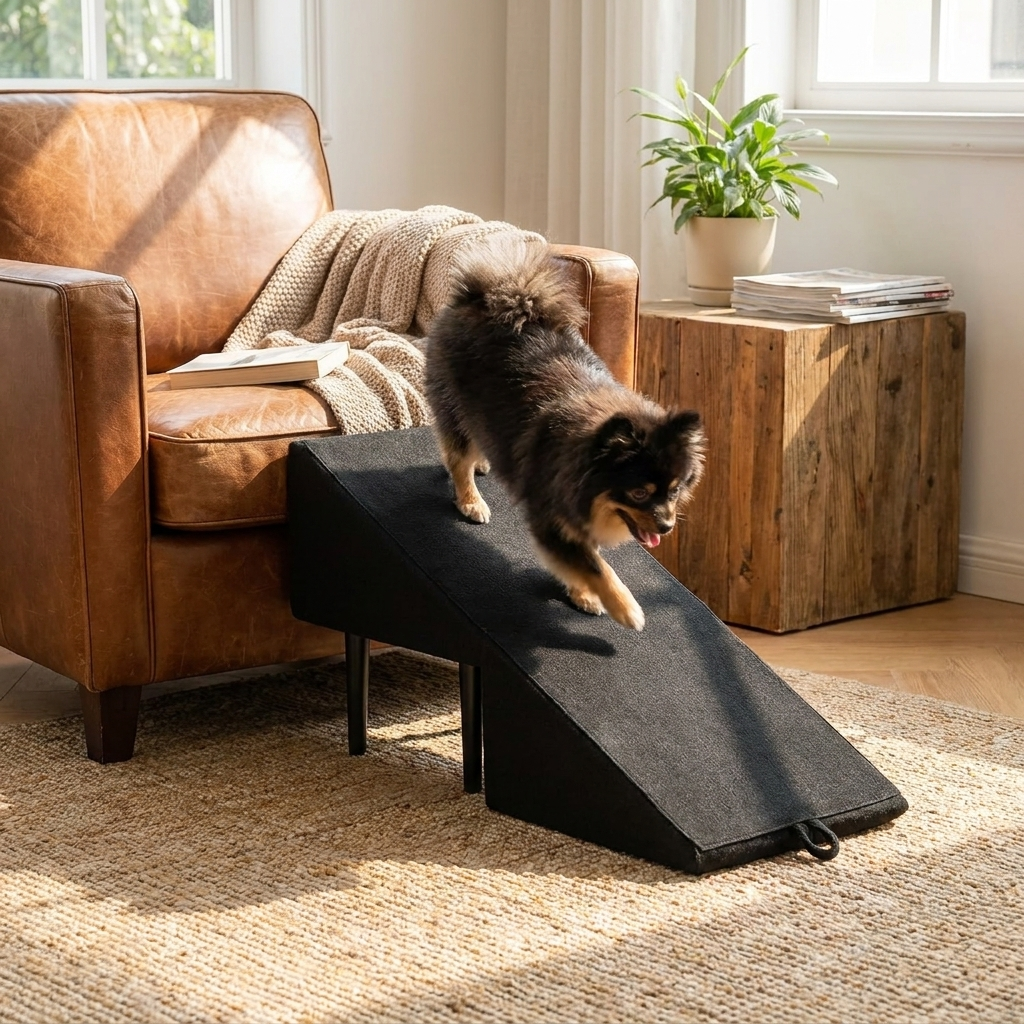 2-in-1 Convertible Dog Ramp and Step Stool