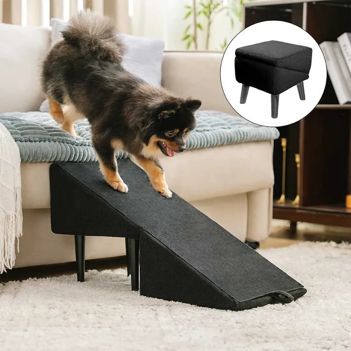2-in-1 Convertible Dog Ramp & Step Stool